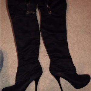 Suede Over-the-knee Boots